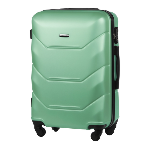 Hellgrüner Mittelgroẞer Koffer aus ABS
