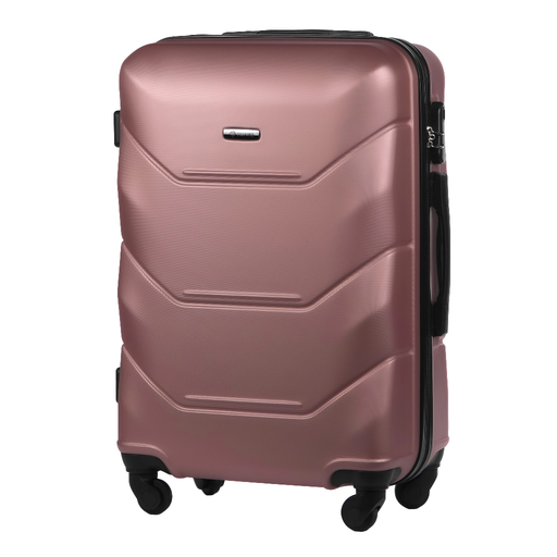 Mittlerer Hartschalenkoffer aus ABS Roségold