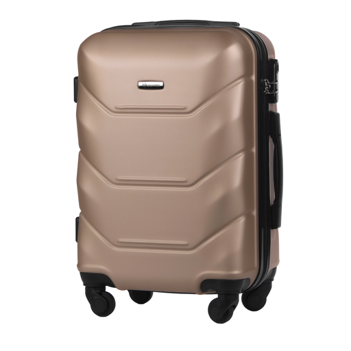 Beiger Kleiner Koffer aus ABS