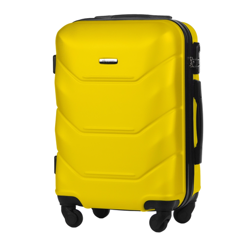 Gelber Kleiner Koffer aus ABS