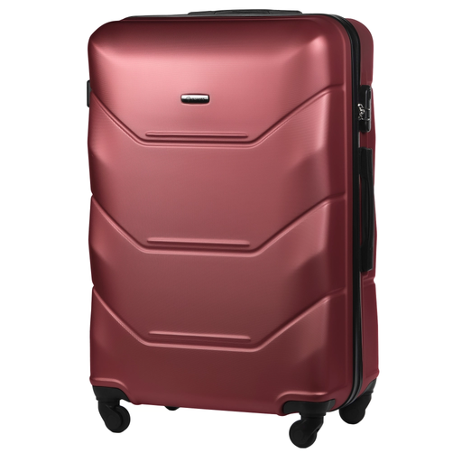 Dunkelroter Großer Koffer aus ABS