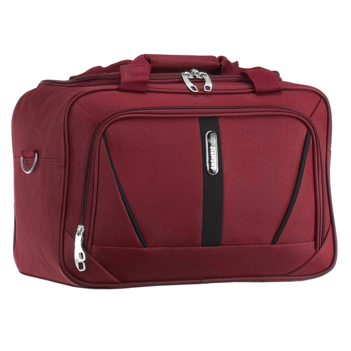 Dunkelrote Reisetasche