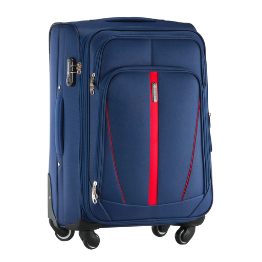 Dunkelblauer Mittelgroßer Weichschalenkoffer