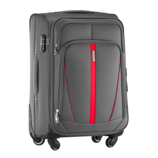 Grauer Mittelgroßer Weichschalenkoffer