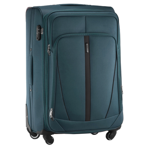 Grüner Großer Weichschalenkoffer