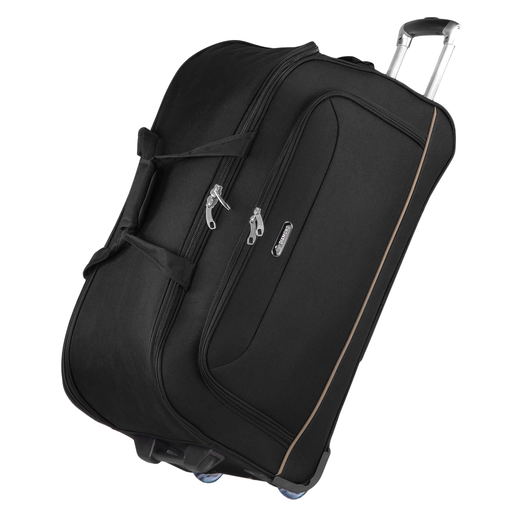 Schwarze Große Reisetasche mit Rollen