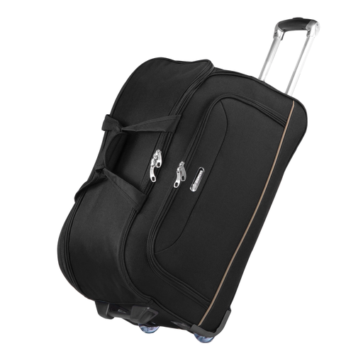 Schwarze Mittelgroße Reisetasche mit Rollen
