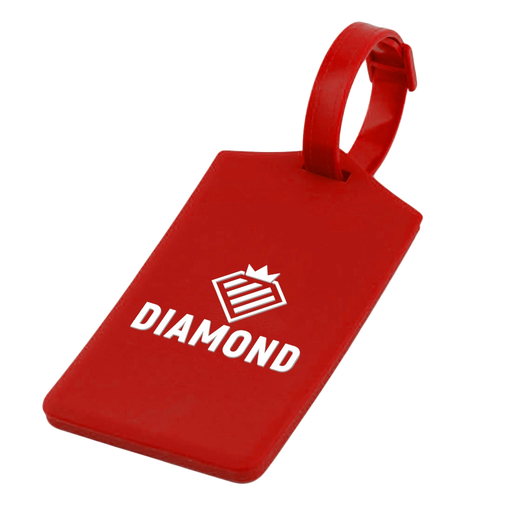 Roter Kofferanhänger