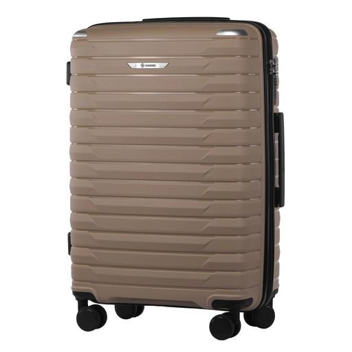 Beiger Mittlerer Koffer aus Polypropylen