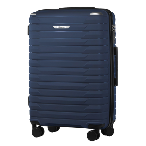 Dunkelblauer Mittlerer Koffer aus Polypropylen