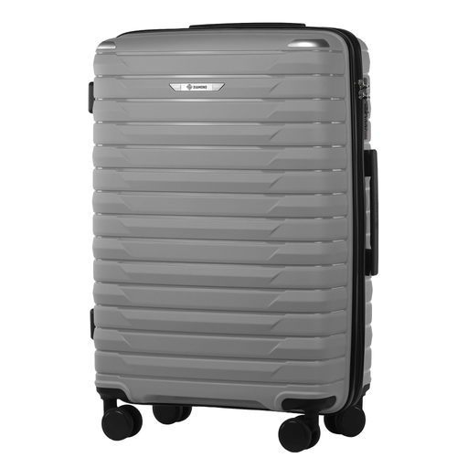 Silberner Mittlerer Koffer aus Polypropylen