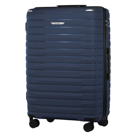 Dunkelblauer Großer Koffer aus Polypropylen