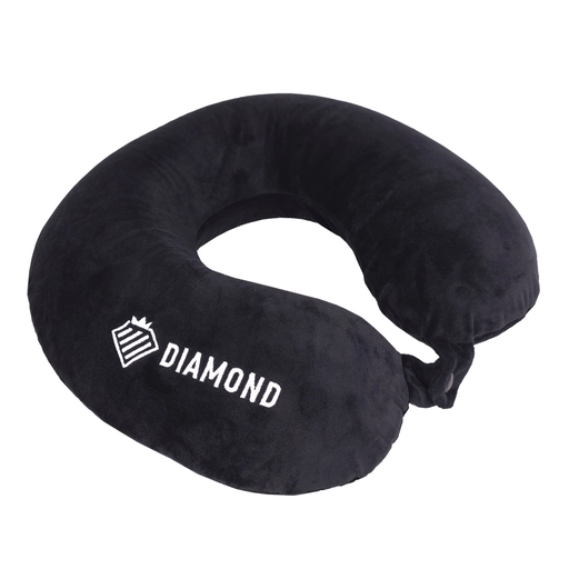 Schwarzes Nacken-Reisekissen aus Memory-Schaum