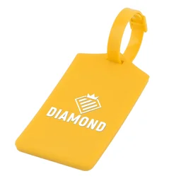 Gelber Kofferanhänger